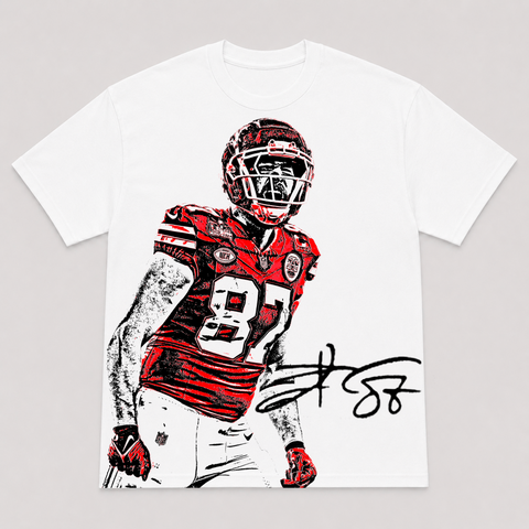 KELCE — hand-printed tee
