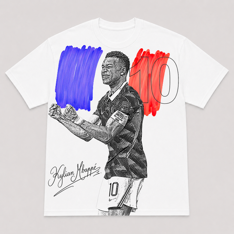 MBAPPÉ — hand-printed tee