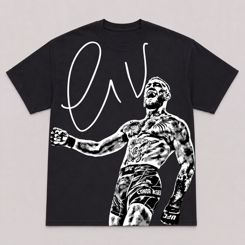 CONOR MCGREGOR II — hand-printed tee