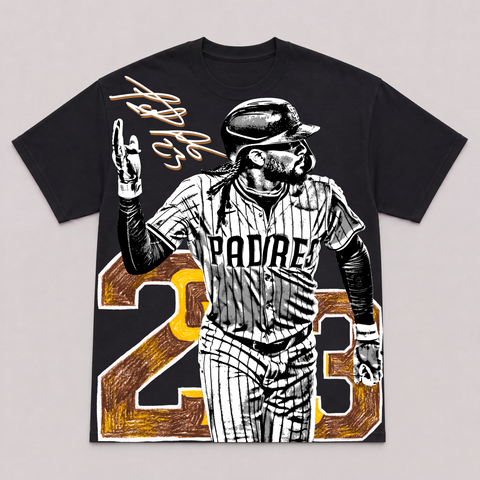 FERNANDO TATIS JR — hand-printed tee