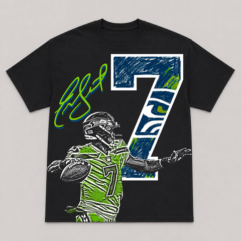 GENO SMITH — hand-printed tee