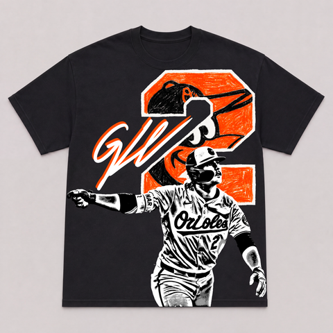 GUNNAR HENDERSON — hand-printed tee