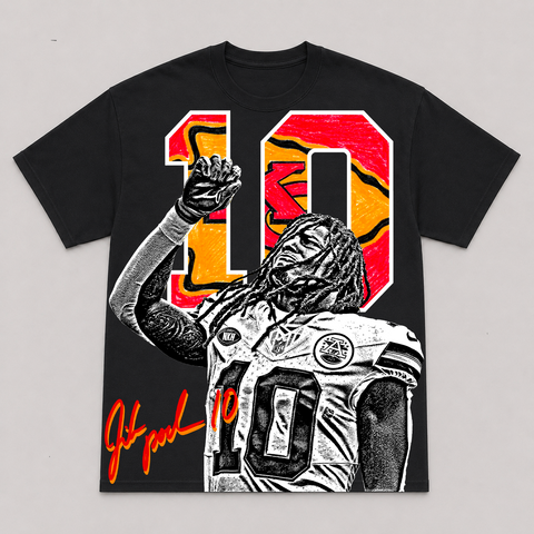 ISIAH PACHECO — hand-printed tee