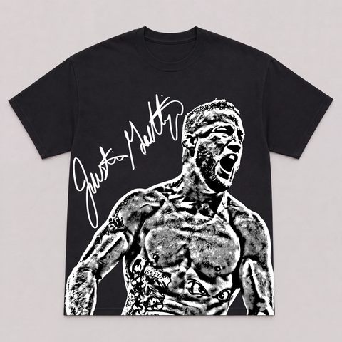 JUSTIN GAETHJE — hand-printed tee