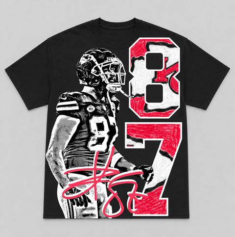 TRAVIS KELCE — hand-printed tee