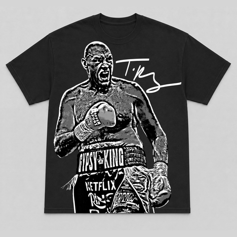 TYSON FURY — hand-printed tee