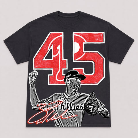 ZACK WHEELER — hand-printed tee