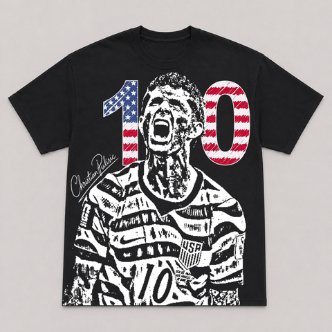 PULISIC — hand-printed tee