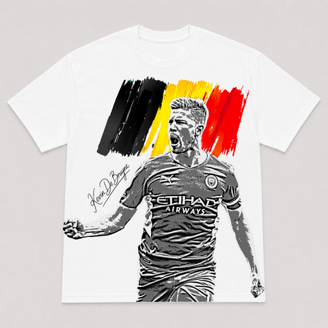 DE BRUYNE — hand-printed tee