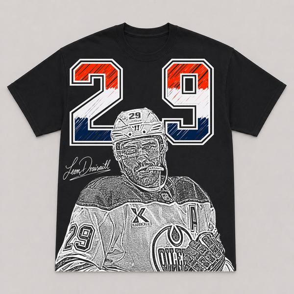 DRAISAITL — hand-printed tee
