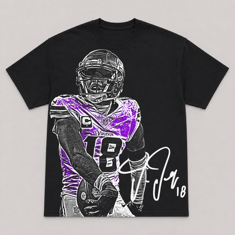 JEFFERSON — hand-printed tee