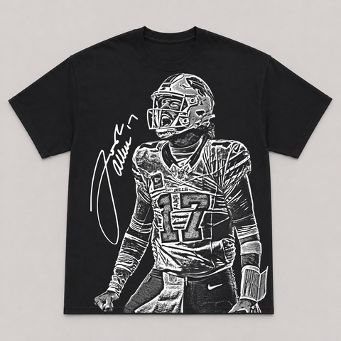 JOSH ALLEN II — hand-printed tee