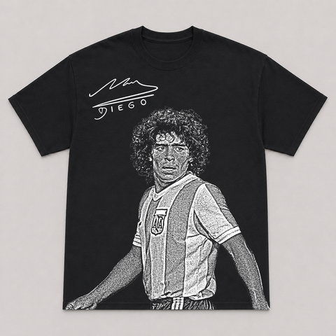 MARADONA — hand-printed tee