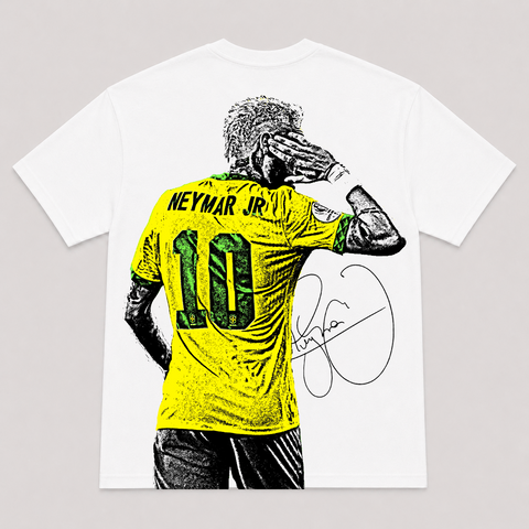 NEYMAR JR — hand-printed tee
