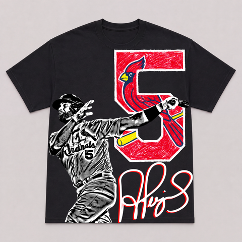 ALBERT PUJOLS — hand-printed tee
