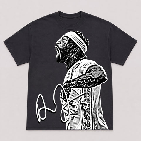 ANTHONY DAVIS — hand-printed tee