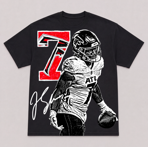 BIJAN ROBINSON — hand-printed tee