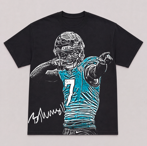 BRIAN THOMAS JR — hand-printed tee