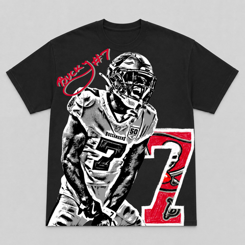 BUCKY IRVING — hand-printed tee