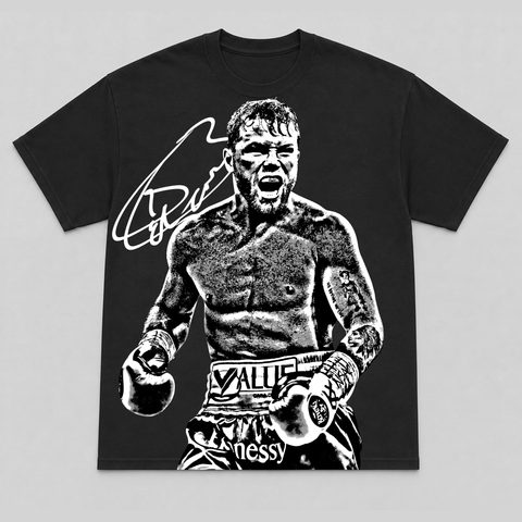 CANELO ALVAREZ II — hand-printed tee