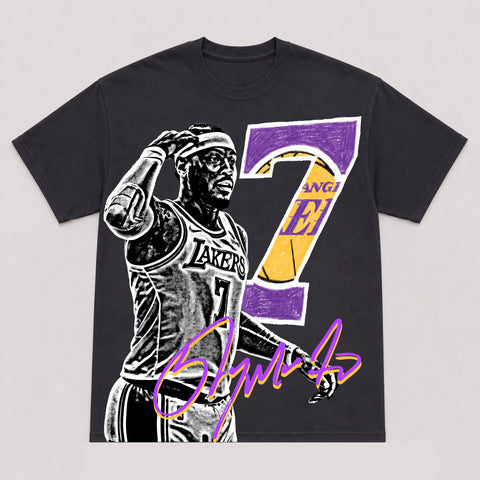 CARMELO ANTHONY — hand-printed tee