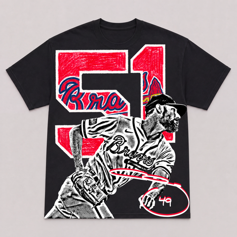 CHRIS SALE — hand-printed tee