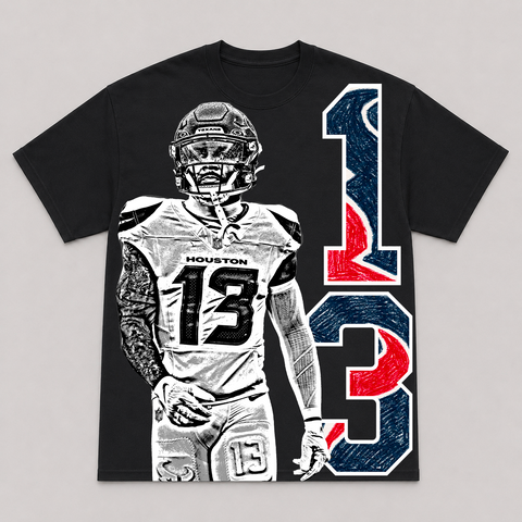 CHRISTIAN KIRK — hand-printed tee