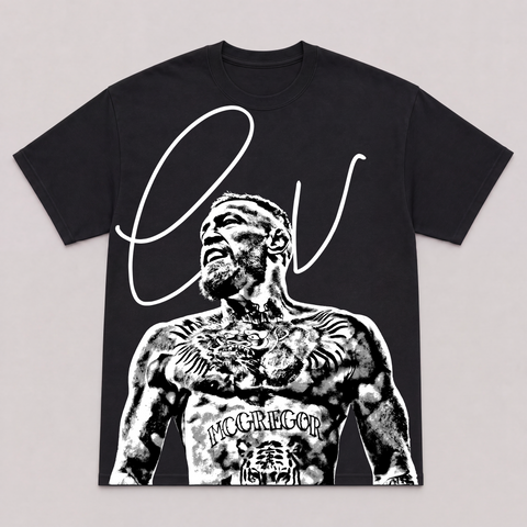 CONOR MCGREGOR III — hand-printed tee