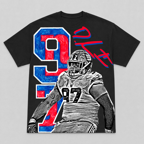 DEXTER LAWRENCE — hand-printed tee