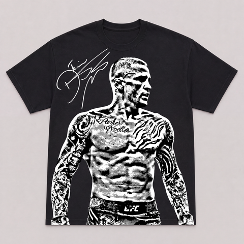 DUSTIN POIRIER — hand-printed tee