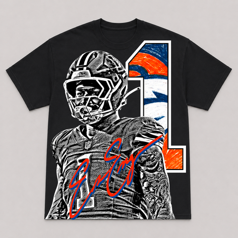 EVAN ENGRAM — hand-printed tee