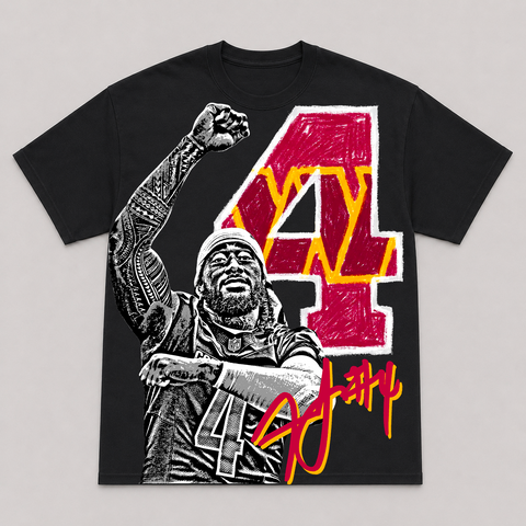 FRANKIE LUVU — hand-printed tee