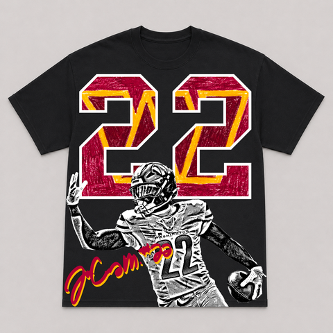 JACORY CROSKEY-MERRITT — hand-printed tee