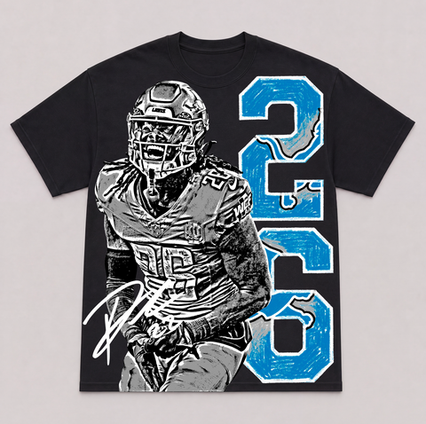 JAHMYR GIBBS — hand-printed tee