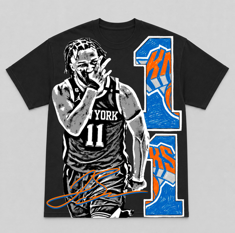 JALEN BRUNSON — hand-printed tee