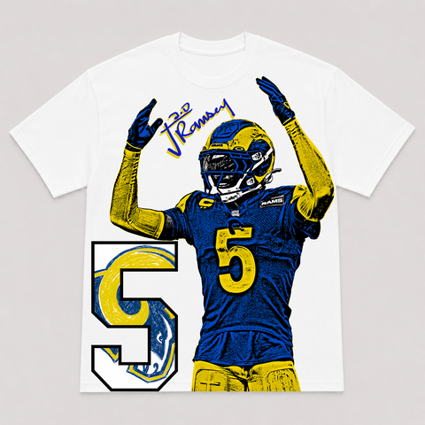 JALEN RAMSEY — hand-printed tee