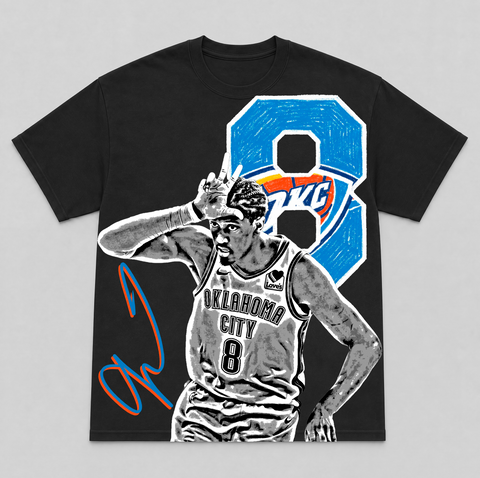 JALEN WILLIAMS — hand-printed tee
