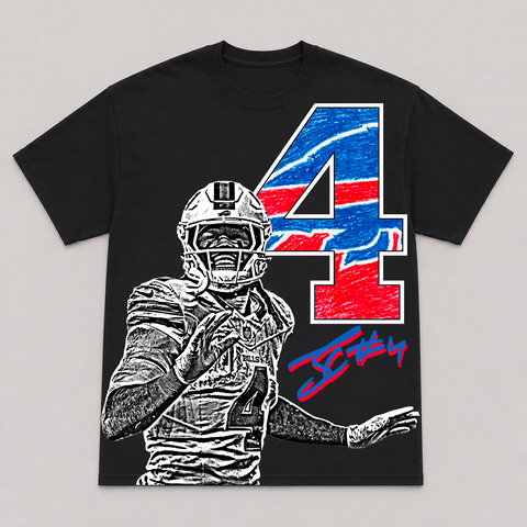 JAMES COOK — hand-printed tee