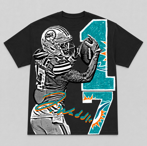 JAYLEN WADDLE — hand-printed tee
