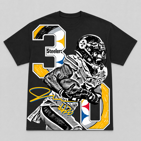 JAYLEN WARREN — hand-printed tee