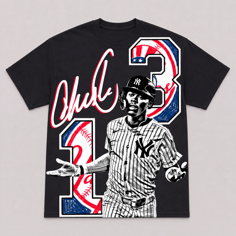 JAZZ CHISHOLM JR — hand-printed tee