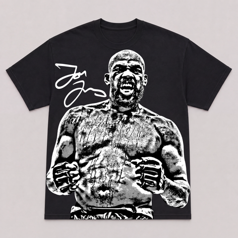 JON JONES II — hand-printed tee