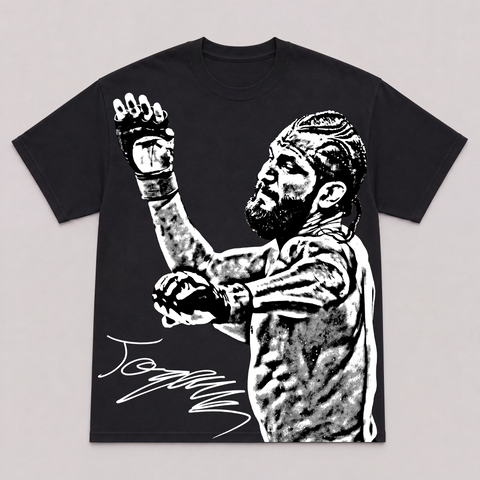 JORGE MASVIDAL — hand-printed tee