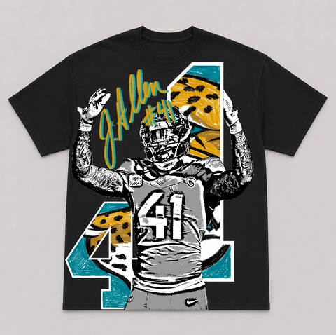 JOSH HINES-ALLEN — hand-printed tee