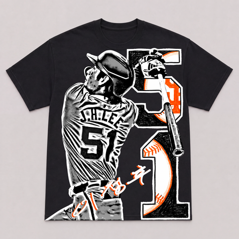 JUNG HOO LEE — hand-printed tee