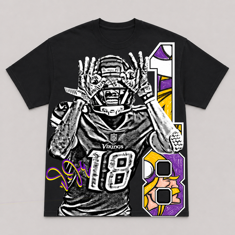 JEFFERSON GRIDDY — hand-printed tee