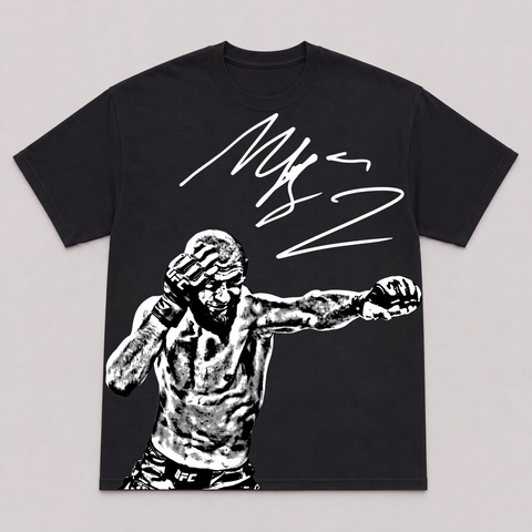 KHAMZAT CHIMAEV II — hand-printed tee