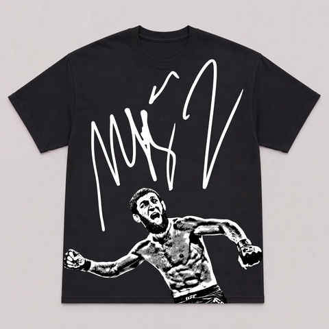 KHAMZAT CHIMAEV — hand-printed tee