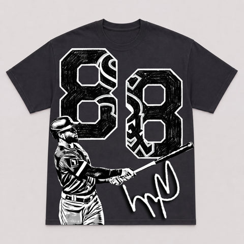 LUIS ROBERT JR — hand-printed tee