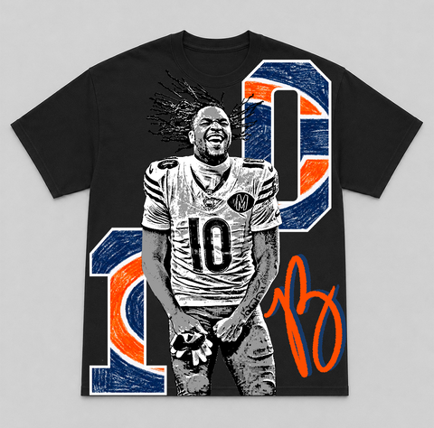 LUTHER BURDEN — hand-printed tee